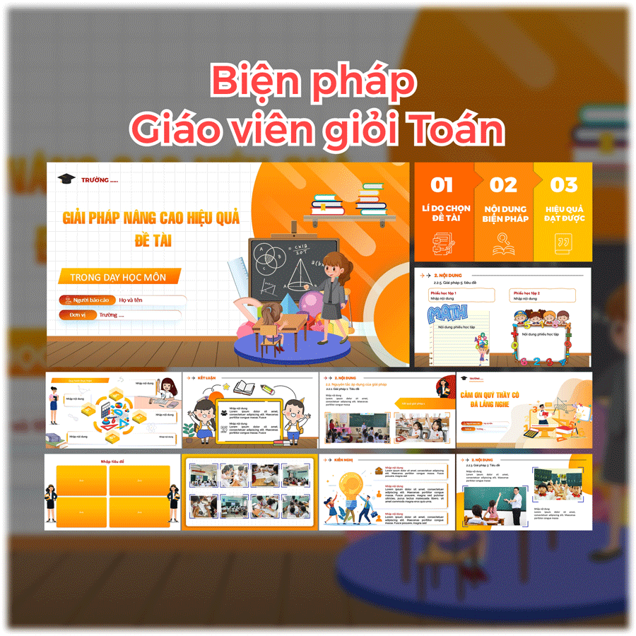 Powerpoint báo cáo biện pháp giáo viên giỏi